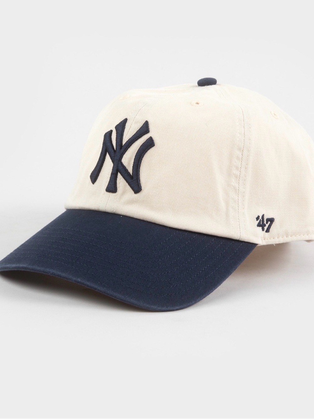 '47 Navy & Cream NY Logo Dad Cap - Picture 2 of 7